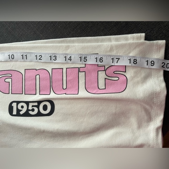 Peanuts Pink and White Bike Shorts Athletic Style - Picture 7 of 9